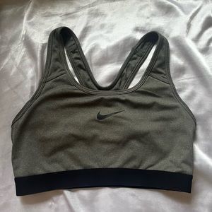 Grey Nike sports bra